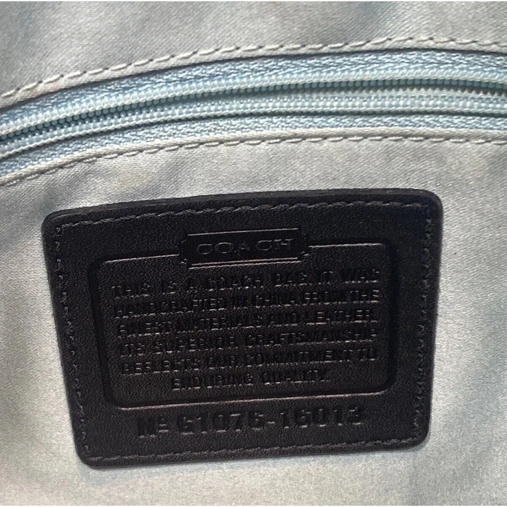 Coach Kristin Patent Leather Hobo Shoulder Bag AND Trifold wallet preowned